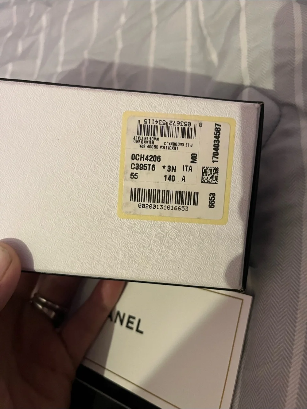 CHANEL Brown Gradient Oversized Square Sunglasses